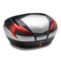 Ba Givi Monokey 56 lts Prata Lente Vermelha Maxia 4 V56N