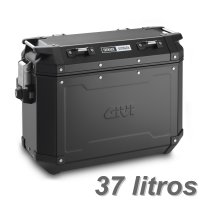 Ba Lateral Givi Alumnio Trekker Outback 37 lts Preto OBKN37B (Par)