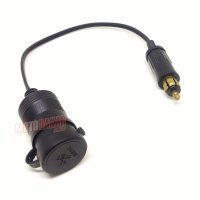 Adaptador da Tomada 12V Padro Europeu para Padro Nacional - Cabo 23cm