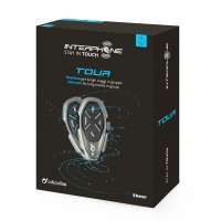 Intercomunicador Bluetooth Interphone Tour - 1.500 Metros de Alcance - (Duplo)