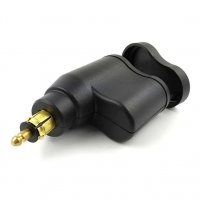 Adaptador da Tomada 12V Padro Europeu para Duplo USB + Padro Nacional